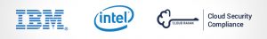 IBM, Intel Cloud Raxak logo bar for IDF